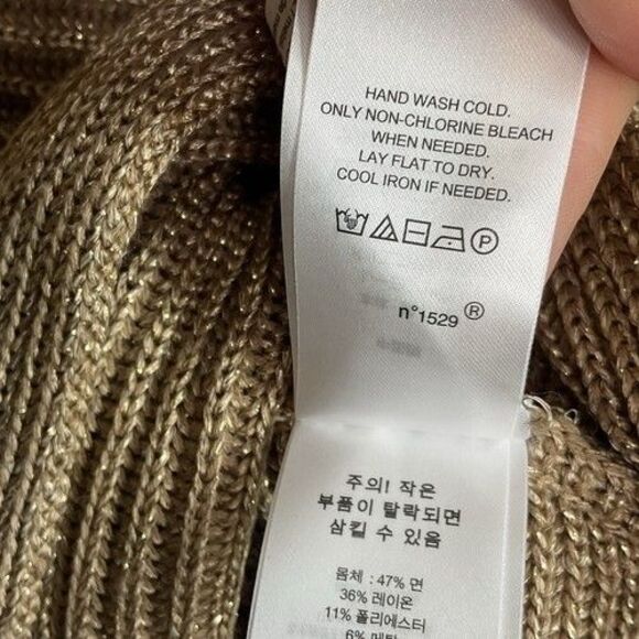 NWT Ralph Lauren Black Label Metallic BoatNeck Sweater Women Plus Size 3X - Picture 5 of 14